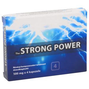 Strong Power Plus - étrend kiegészítő kapszula férfiaknak (4 db)