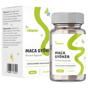 Netamin Maca 500 mg - étrend kiegészítő kapszula (60 db)