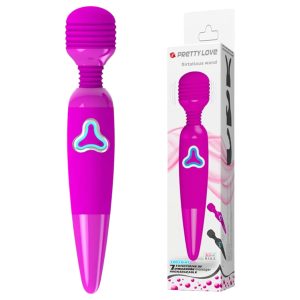 Pretty Love Wand - akkus, masszírozó vibrátor (lila)