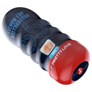 Pretty Love Vacuum Cup - élethű műpopsi maszturbátor (testszínű)
