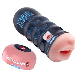 Pretty Love Vacuum Cup - élethű száj maszturbátor (testszínű)