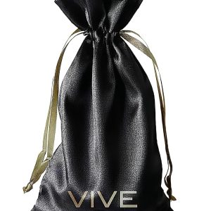 Vive - szatén szexjáték táska (fekete)