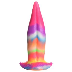 Creature Cocks Tongue - világító szilikon dildó - 21 cm