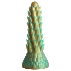 Creature Cocks Stegosaurus - szilikon dildó - 20 cm (zöld)