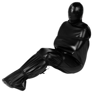 Ouch! Xtreme Body Bag - búslakodó testzsák BDSM játékhoz (fekete)
