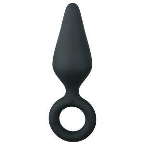EasyToys Pointy Plug S - anál plug (fekete) - kicsi