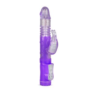 EasyToys Bunny - lökő-forgó vibrátor (lila)