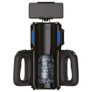 LETEN SM 500 - fel-le mozgó maszturbátor telefon tartóval (fekete)