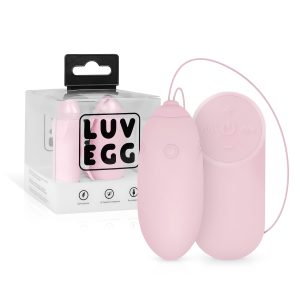 LUV EGG - hordható akkus, rádiós vibrációs tojás (pink)