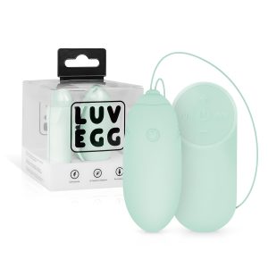 LUV EGG - hordható akkus, rádiós vibrotojás (zöld)