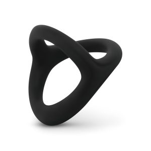 EasyToys Desire Ring - rugalmas pénisz- és heregyűrű (fekete)