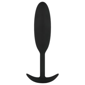 EasyToys Heavy Fulfiller - 54 g-os anál plug - kicsi (fekete)