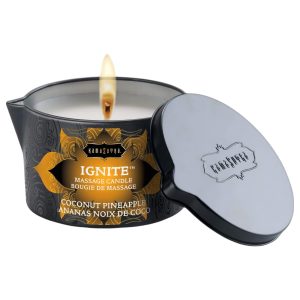 Kama Sutra - vegán masszázsgyertya - kókusz-ananász (170 g)