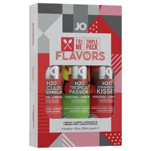 System JO - System Flavors - ízesített síkosító szett (3 × 30 ml)