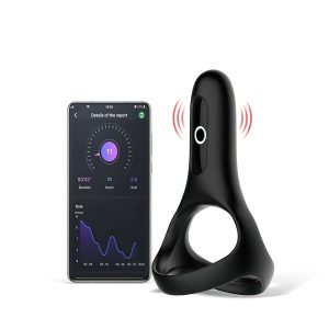 Magic Motion Rise - App-vezérelt vibrációs péniszgyűrű, férfiaknak (fekete)