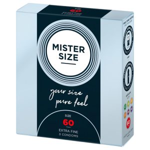 Mister Size vékony óvszer - 60 mm (3 db)