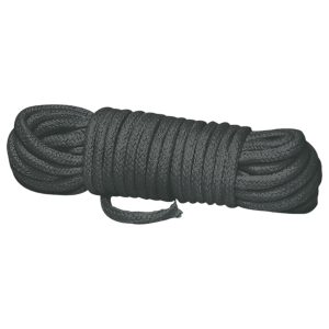 Shibari Rope - bondage kötél (7 m, fekete)
