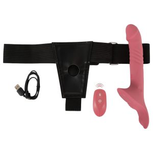 You2Toys - felcsatolható vibrátor szett (piros)