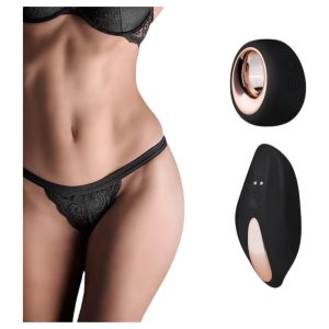Pantyrebel - akkus, rádiós vibrációs tanga (fekete, S-L)