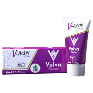 Hot V-Active - stimuláló intim krém nőknek (50 ml)