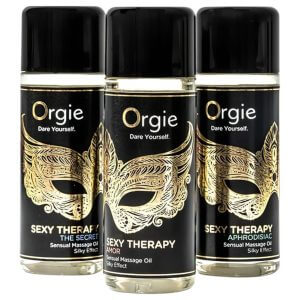 Orgie Sexy Therapy - érzéki masszázsolaj szett (3 × 30 ml)