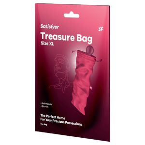 Satisfyer Treasure Bag XL - diszkrét szexjáték tároló táska (pink)