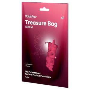 Satisfyer Treasure Bag M - diszkrét szexjáték tároló táska (pink)