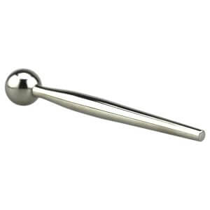 FukR - fém, gömbös dilátor - 8 cm (ezüst)