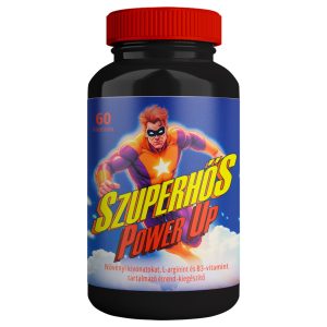Szuperhős Power Up - étrend-kiegészítő kapszula (60 db)
