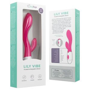 EasyToys Lily 2.0 - akkus, csiklókaros vibrátor (pink)