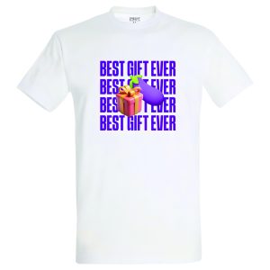 Best Gift Ever - férfi póló (fehér)