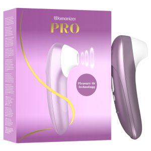 Womanizer Pro - léghullámos csiklóizgató (lila)