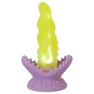 Beasty Cocks Passionate Plant - világító dildó (zöld)