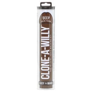 Clone-a-Willy - péniszmásoló szett vibrátorral (barna)