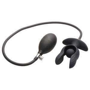 XR Brands - felpumpálható vibrációs anál plug (fekete)