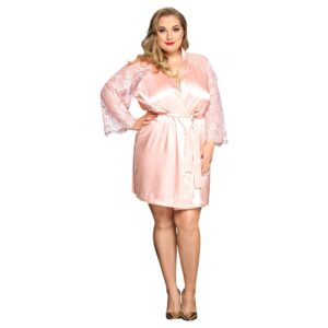 JSY 067 - babydoll szett - rózsaszín (XL-2XL)