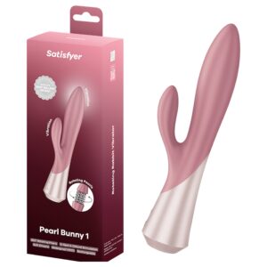 Satisfyer - Pearl Bunny 1 forgógyöngyös nyuszivibrátor (pink)