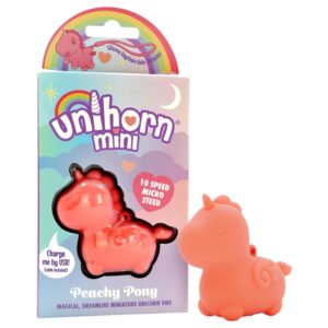 Unihorn - Mini csiklóizgató vibrátor (barack)