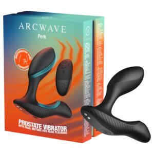 Arcwave Perk - prosztatavibrátor távirányítóval (fekete)