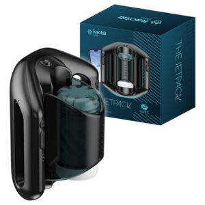 Kaotik Labs Jetpack - kétkezes automata interaktív maszturbátor (fekete)