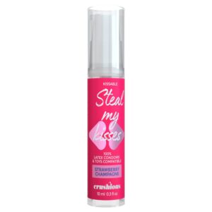 Crushious Steal My Kisses - ízes síkosító, eper-pezsgő (10ml)