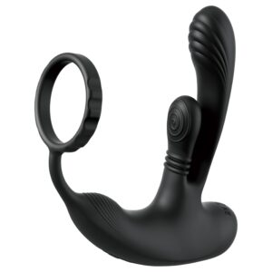 Anal Fantasy Ass-Gasm IntiMotion - anál- és prosztatavibrátor (fekete)