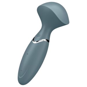 Satisfyer Mini Wand-er - masszírozó vibrátor (szürke)