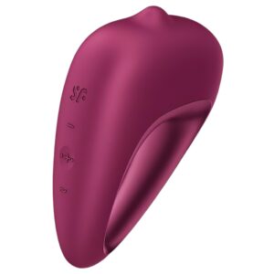 Satisfyer Delighterrr - gördülőgolyós csiklóvibrátor (piros)