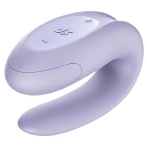 Satisfyer Double Joy - párvibrátor (lila)
