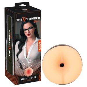 Rebel The V-Stroker Cindy - élethű műpopsi maszturbátor (testszínű)