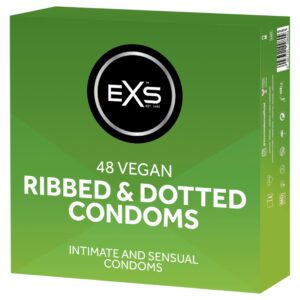 EXS Ribbed & Dotted - bordázott, pontozott óvszer (48 db)