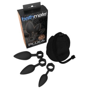 Bathmate Anal Training Plugs - anál plug szett (fekete)