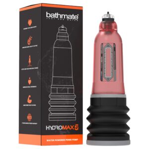 Bathmate Hydromax5 - hidro péniszpumpa (piros)