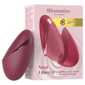 Womanizer Next Liberty - léghullámos csiklóizgató (piros)
